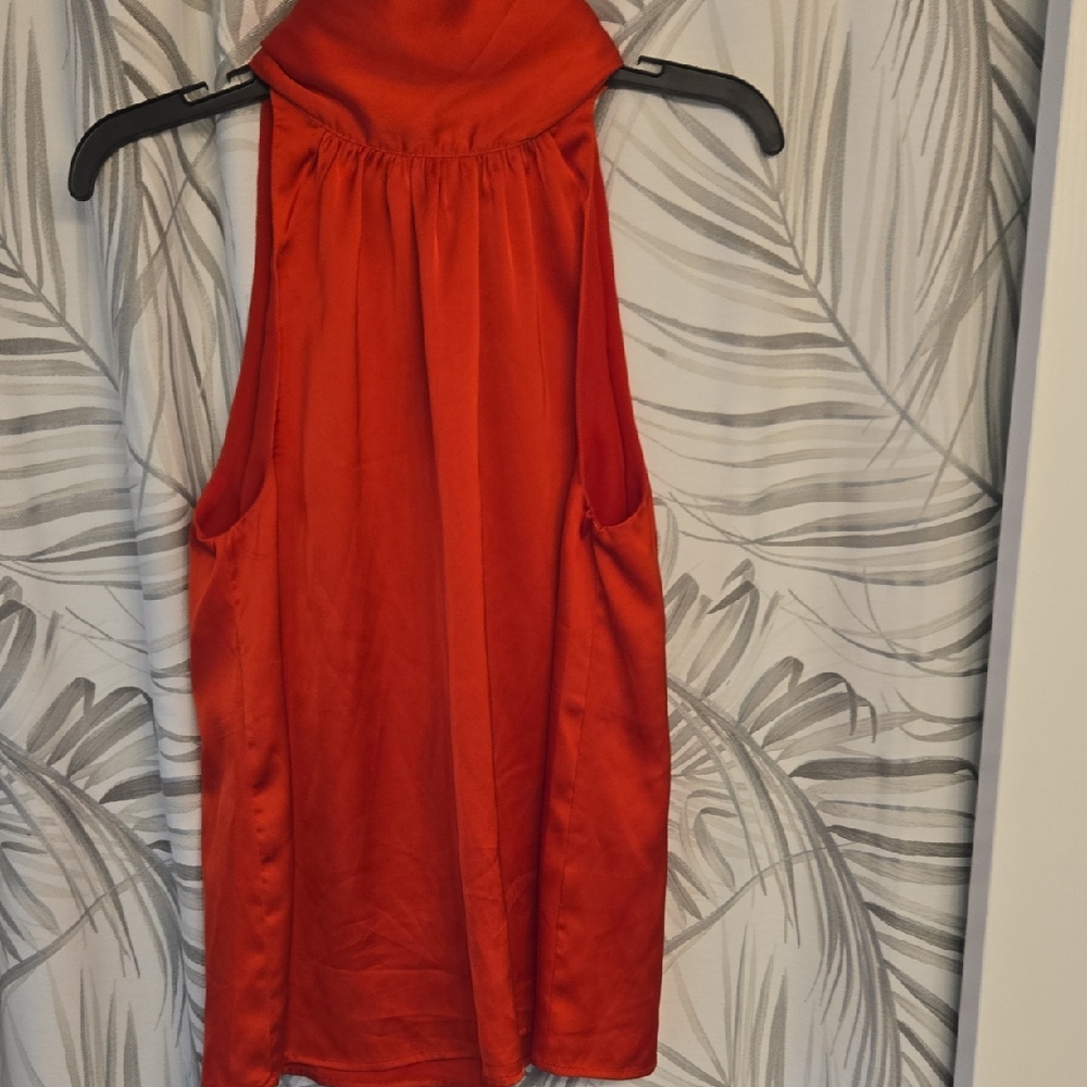 Entro Vibrant Red Halter Tank Top